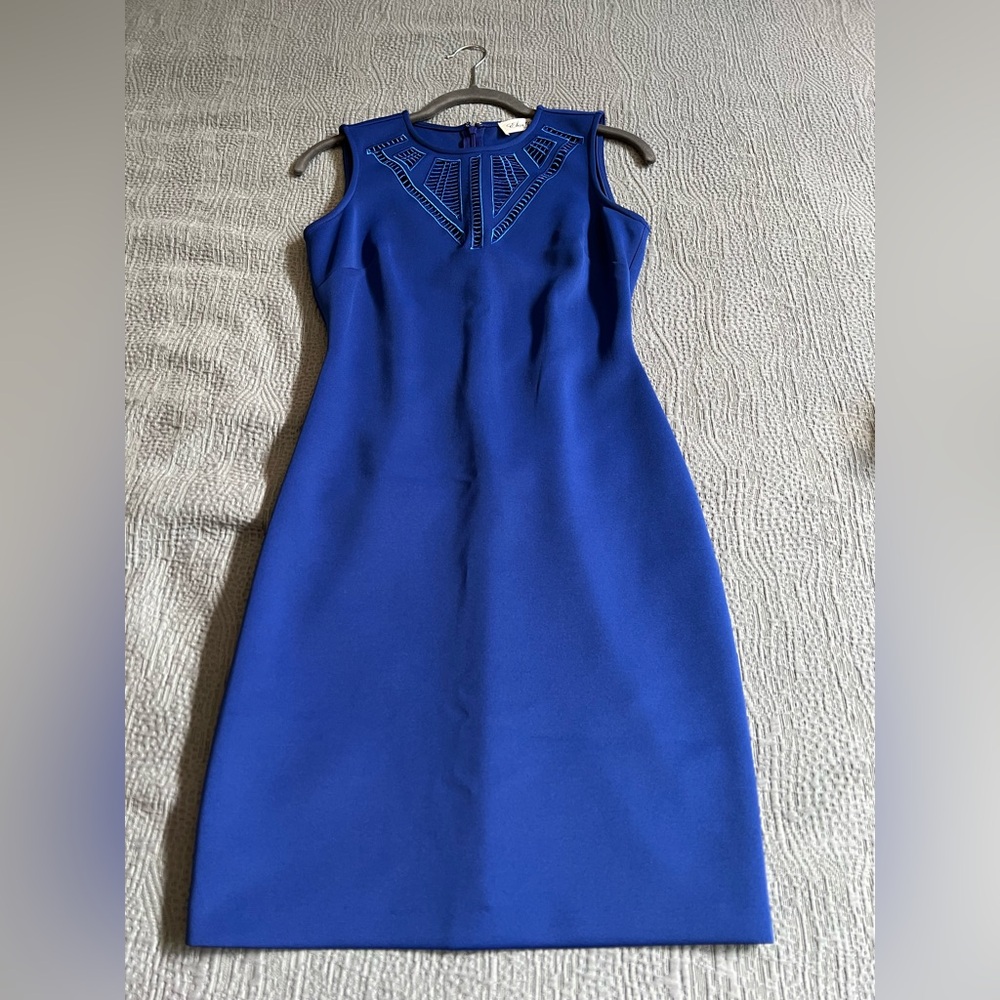 Eliza J Royal Blue Embellished Midi Dress